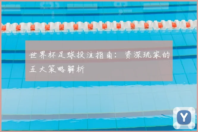 世界杯足球投注指南:资深玩家的五大策略解析